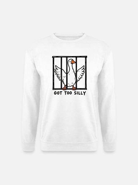 Alberne Gans - Unisex Pullover - Weiß