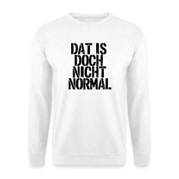 HoemmaSammaWattWillste - Unisex Pullover - Weiß - Vorne - Alina (178cm) & Michal (187cm)
