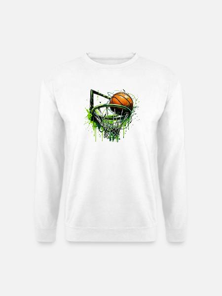 Basketball - Unisex Pullover - Weiß