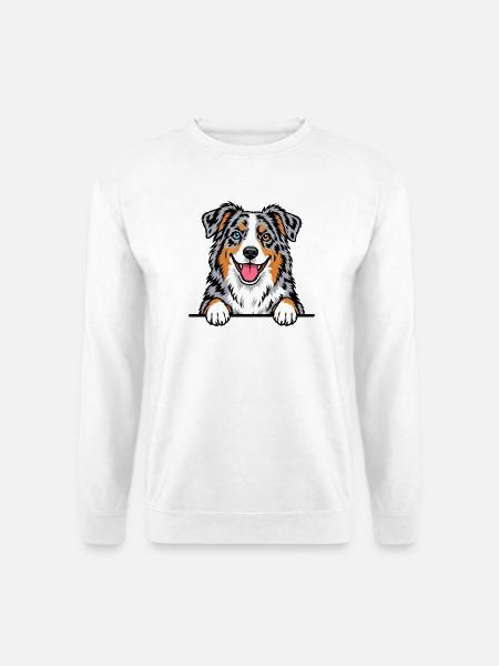 Aussie Australian Shepherd - Unisex Pullover - Weiß
