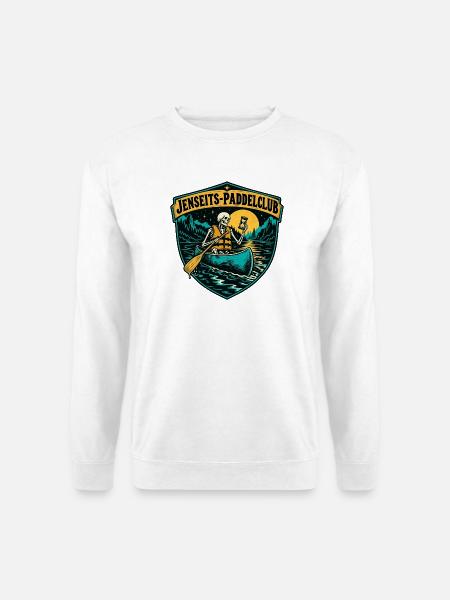 Jenseits-Paddelclub - Unisex Pullover - Weiß