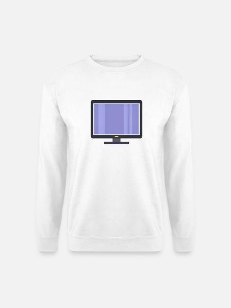Fernsehen - Unisex Pullover - Weiß