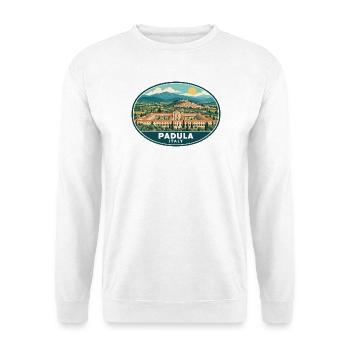 Erleben Sie Padula in Italien Campania Heritage - Unisex Pullover - Weiß - Vorne - Alina (178cm) & Michal (187cm)
