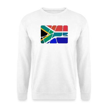 Suedafrika - Unisex Pullover - Weiß - Vorne - Alina (178cm) & Michal (187cm)