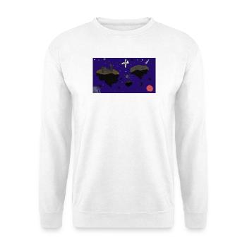 Raum - Unisex Pullover - Weiß - Vorne - Alina (178cm) & Michal (187cm)