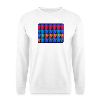 Avantgarde Rosso MB 190e - Unisex Pullover - Weiß - Vorne - Alina (178cm) & Michal (187cm)