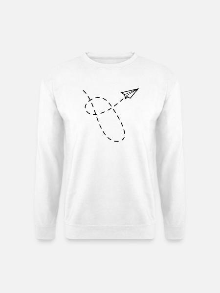 Papierflieger - Unisex Pullover - Weiß