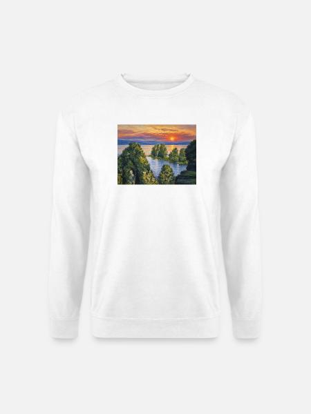Sonnenuntergang - Unisex Pullover - Weiß