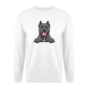 Cane Corso - Unisex Pullover - Weiß - Vorne - Alina (178cm) & Michal (187cm)