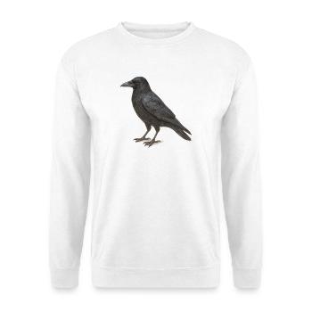 Black Crow - Unisex Pullover - Weiß - Vorne - Alina (178cm) & Michal (187cm)