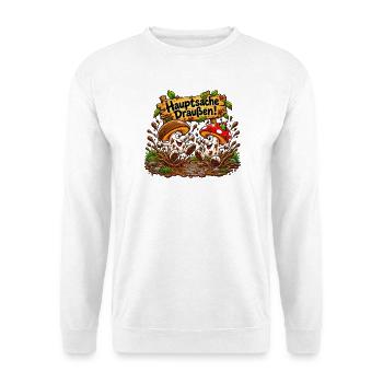 file_000000008e40820aad82f939da2c6973 - Unisex Pullover - Weiß - Vorne - Alina (178cm) & Michal (187cm)