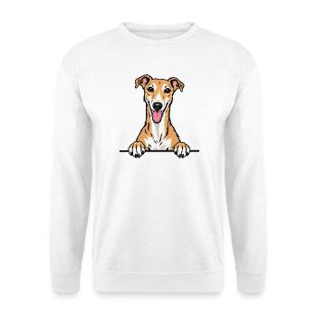 Greyhound - Unisex Pullover - Weiß - Vorne - Alina (178cm) & Michal (187cm)