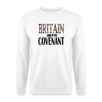 Covenant Black - Unisex Pullover - Weiß - Vorne - Alina (178cm) & Michal (187cm)