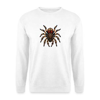 Vogelspinne - Unisex Pullover - Weiß - Vorne - Alina (178cm) & Michal (187cm)