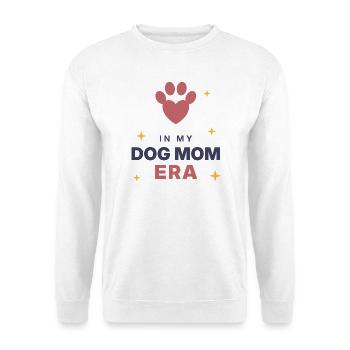 In meiner Dogmom-Ära - Unisex Pullover - Weiß - Vorne - Alina (178cm) & Michal (187cm)