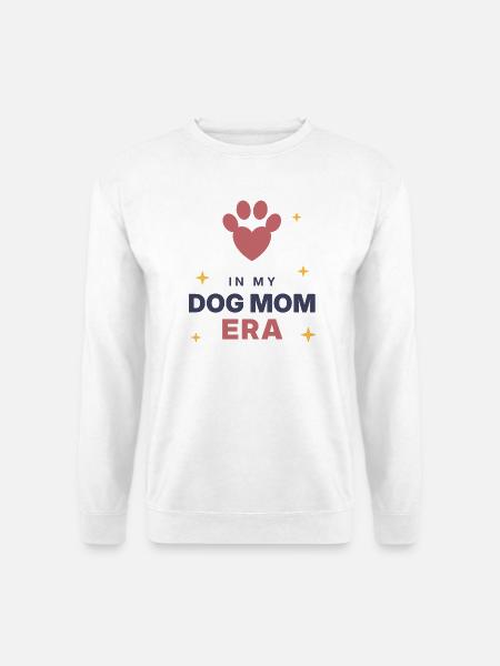 In meiner Dogmom-Ära - Unisex Pullover - Weiß