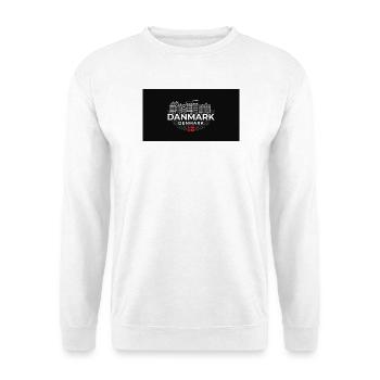 Danmark Urban Copenhagen Streetwear - Unisex Pullover - Weiß - Vorne - Alina (178cm) & Michal (187cm)