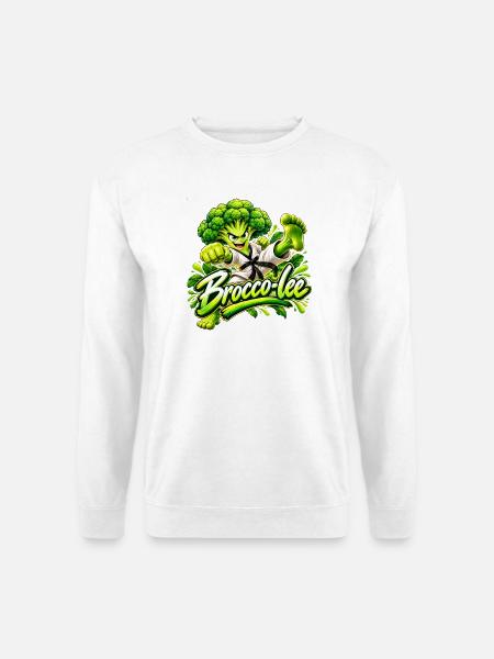 Brocco-Lee Karate Kraft - Unisex Pullover - Weiß