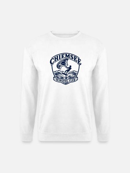 Wingfoil Club Logo Wasserabenteuer - Unisex Pullover - Weiß