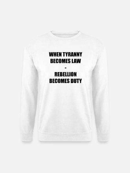 WHEN TYRANNY - Unisex Pullover - Weiß