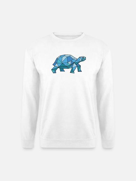 Walking Poly Schildkröte - Unisex Pullover - Weiß