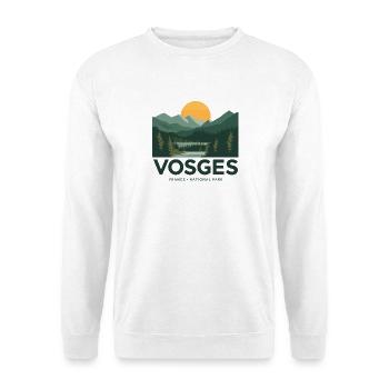 Vosges France National Park - Unisex Pullover - Weiß - Vorne - Alina (178cm) & Michal (187cm)