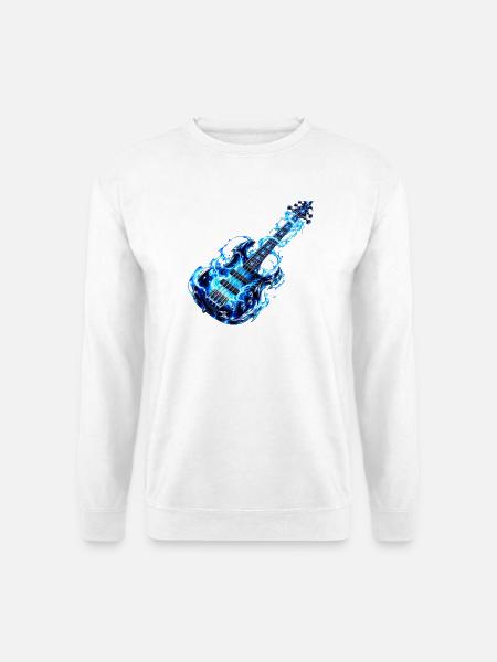 Frostfeuer-Basspuls - Unisex Pullover - Weiß