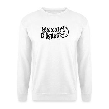 Schlaf gut  - Unisex Pullover - Weiß - Vorne - Alina (178cm) & Michal (187cm)