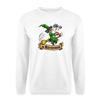 1000188454 - Unisex Pullover - Weiß - Vorne - Alina (178cm) & Michal (187cm)