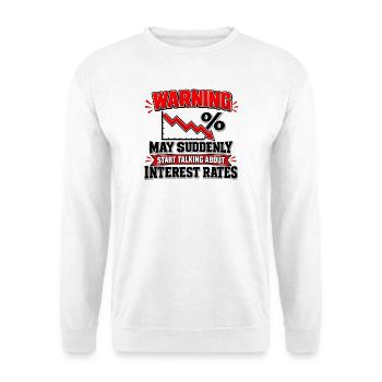 Finanzspezialist für Hypothekenmakler, Darlehensbeauftragter, Finanzspezialist - Unisex Pullover - Weiß - Vorne - Alina (178cm) & Michal (187cm)