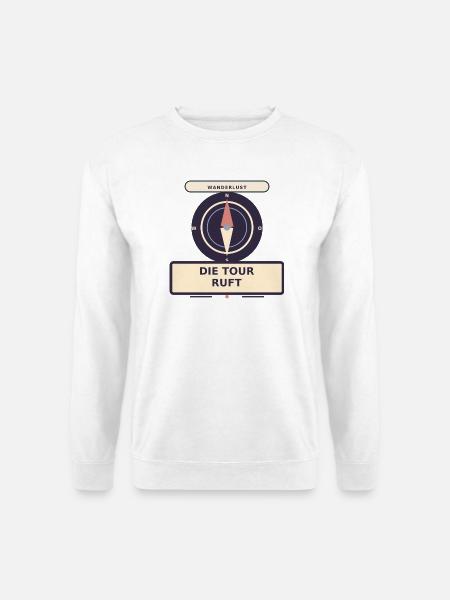 Die Tour ruft - Unisex Pullover - Weiß