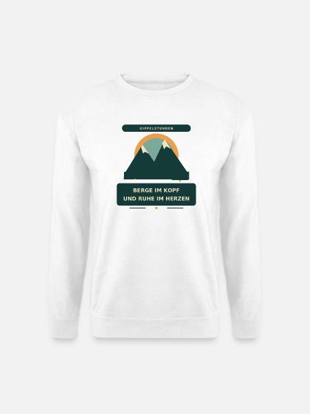 Berge im Kopf - Unisex Pullover - Weiß