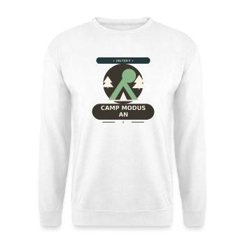 Campmodus - Unisex Pullover - Weiß - Vorne - Alina (178cm) & Michal (187cm)