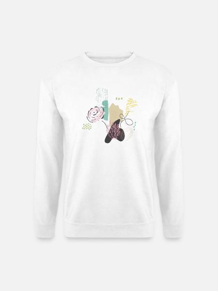 Fantasie Ornament - Unisex Pullover - Weiß