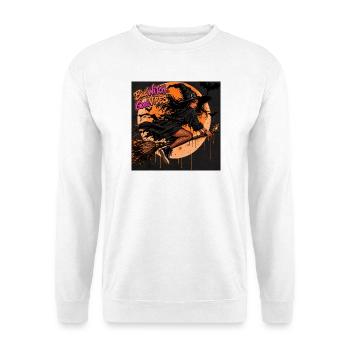 Bad Witch Good Vibes - Unisex Pullover - Weiß - Vorne - Alina (178cm) & Michal (187cm)