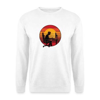 Gamer Home Office - Unisex Pullover - Weiß - Vorne - Alina (178cm) & Michal (187cm)