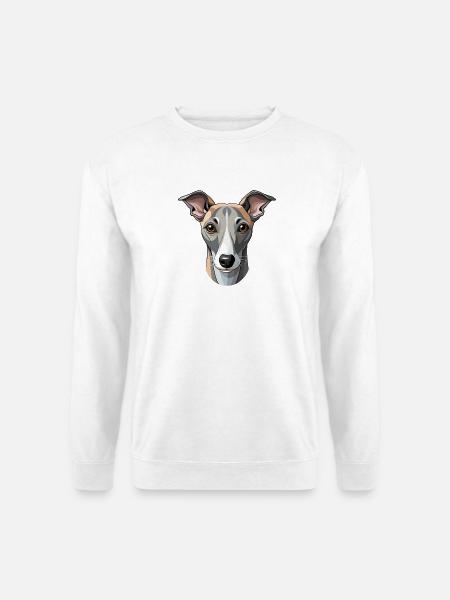 Whippet Dog - Unisex Pullover - Weiß