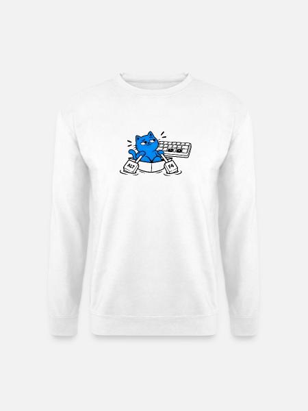 Alt F4 – Abbrüche bei der Arbeit - Unisex Pullover - Weiß