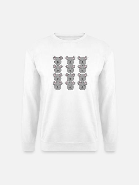Süßes Koala-Gesicht - Unisex Pullover - Weiß