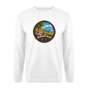 Okanagan Valley Kanada Landschaft Urlaub - Unisex Pullover - Weiß - Vorne - Alina (178cm) & Michal (187cm)