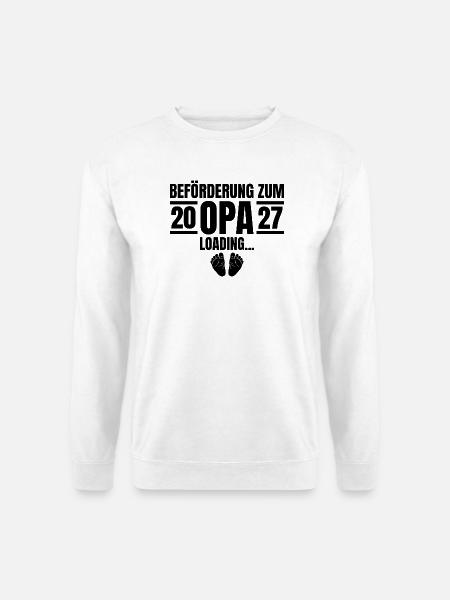 Beförderung zum Opa 2027 Loading - Unisex Pullover - Weiß