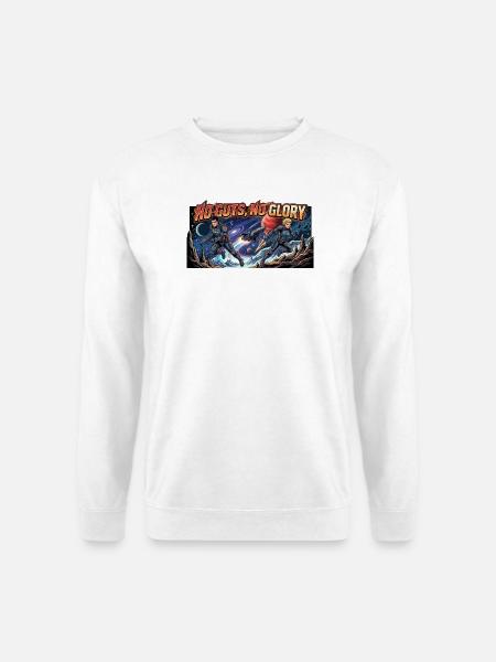 No_guts-_no_glory - Unisex Pullover - Weiß