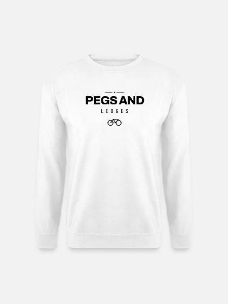 BMX - Pegs And Ledges - Fahrrad - Unisex Pullover - Weiß