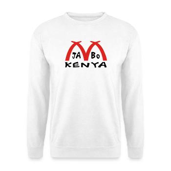 Kenia Afrika Mombasa Elfenbein - Unisex Pullover - Weiß - Vorne