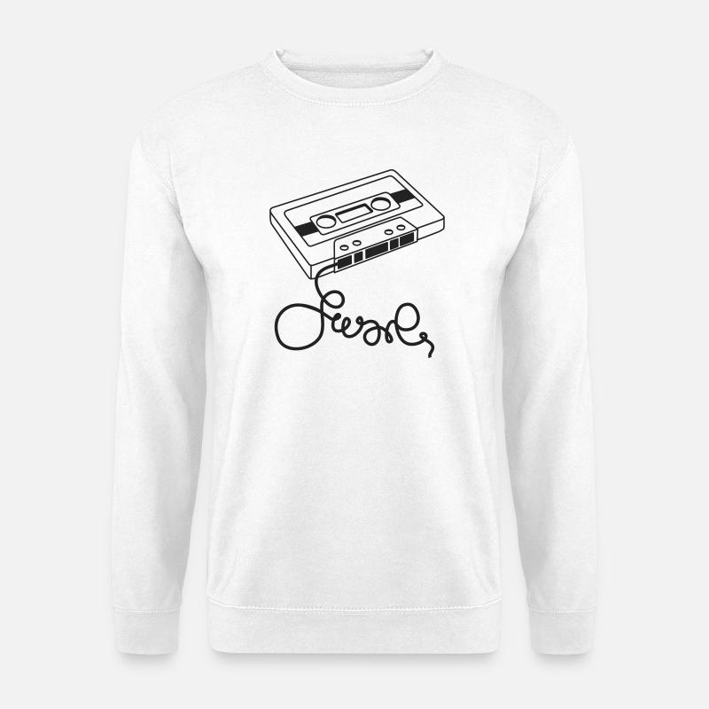 kasette - Unisex Pullover - Weiß