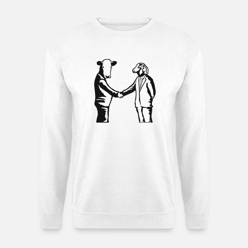 business animals - Unisex Pullover - Weiß