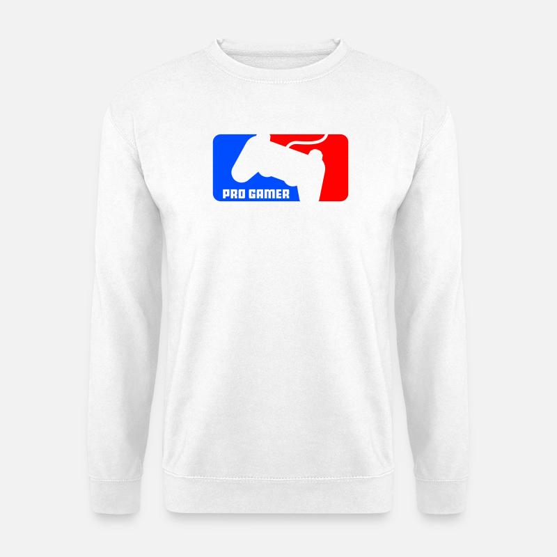 pro gamer - Unisex Pullover - Weiß