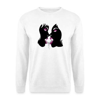 fluffy girls - Unisex Pullover - Weiß - Vorne