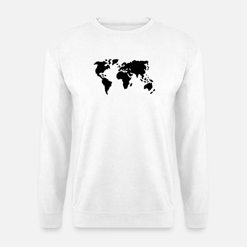 Welt - Unisex Pullover - Weiß