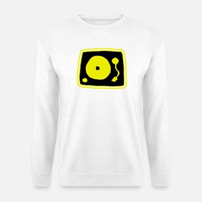 Plattenspieler - Unisex Pullover - Weiß